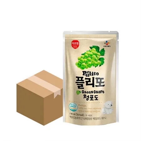 이츠웰 플리또주스(청포도 130ml*40EA/BOX)