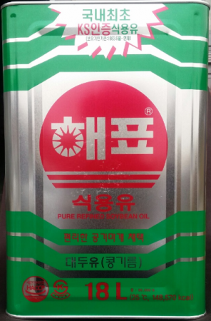 해표 대두유(18L_콩식용유 16.501Kg/EA)