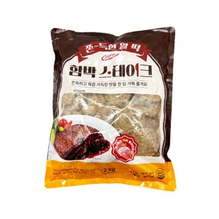 맘모스 떡산적스테이크 쫀득한 알떡 함박스테이크(60±2g*33±2개입 2Kg/EA) 떡갈비 너비아니 함박