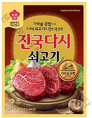 대상 진국다시(쇠고기 2Kg/EA) 소고기 다시 진국다시 [원산지: 상세설명참조]