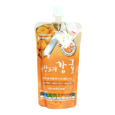 아람농장 아람드리감귤주스(138ml_무농약 138g/EA)