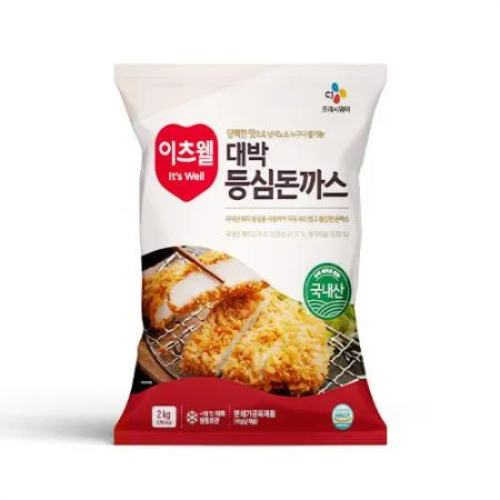 이츠웰 등심대박돈까스(200g*10입 2Kg/EA) [원산지: 상세설명참조]