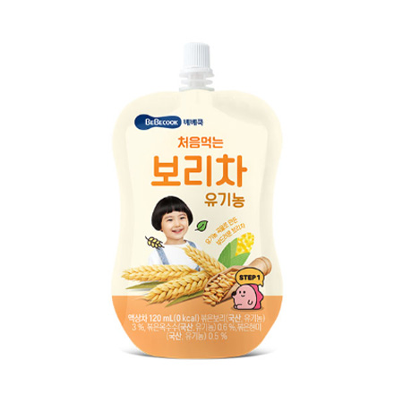 베베쿡 처음먹는보리차유기농(120ml 120g/EA)