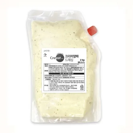 ★제당 초특가★크레잇 크리미양파드레싱(2Kg/EA) 소스 이미지