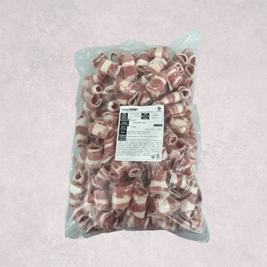♥kg당 11,547원♥ 소삼겹양지(미국산_짬뽕용_2.5mm_돌돌말이 3kg/EA) 이미지