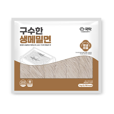 동성식품 생메밀면(167g*6타래 1Kg/EA)
