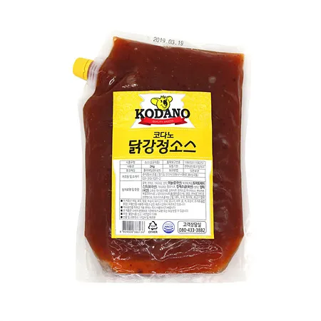 코다노 닭강정소스(2Kg/EA) [원산지: 상세설명참조]