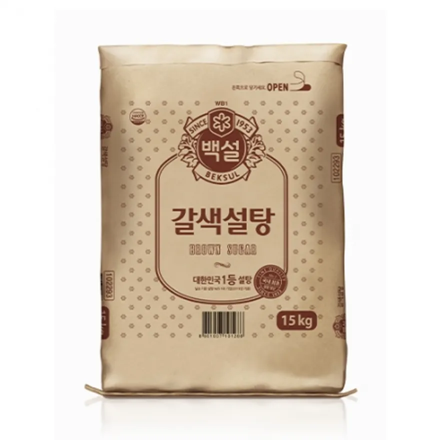 ★제당 초특가★ 백설 갈색설탕(15Kg/EA) 이미지