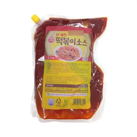 오쉐프 떡볶이소스(스파우트 2Kg/EA)