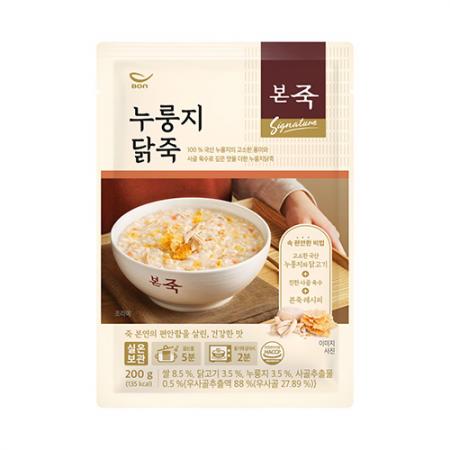 본죽 누룽지닭죽(200g/EA)