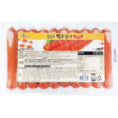 CJ씨푸드 맛있는빅후랑크(오리지날_100g*10입 1Kg/EA)
