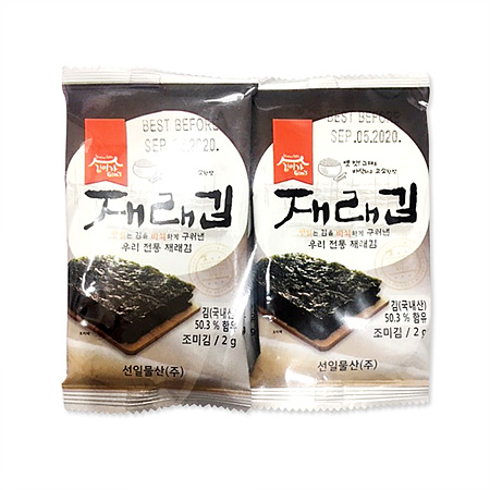 선일 도시락김(8절8매_8봉입 16g/EA)/국내산