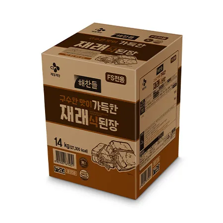 ★제당 초특가★ 해찬들 가득한재래된장(지함 14Kg/EA)