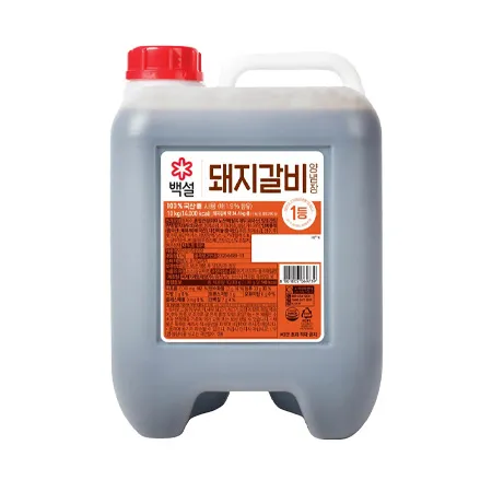 백설 돼지갈비양념(NEW 80근용 10Kg/EA) 앙념장 소스