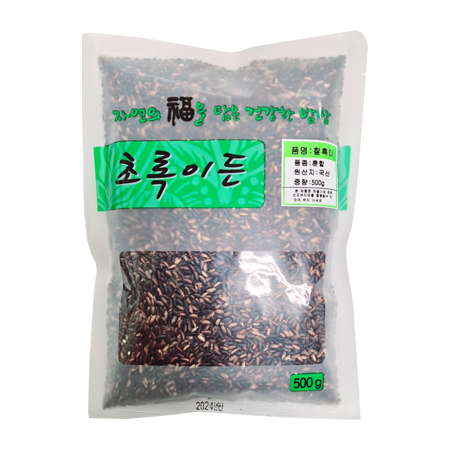 찰흑미(상품 일반 500g/EA)/국내산