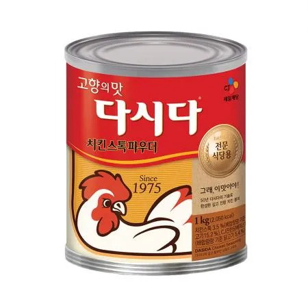 CJ제일제당 다시다치킨스톡파우더(캔 1Kg/EA)