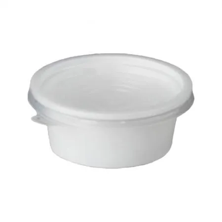 명신상사 다용도소스컵(70파이*30mm_소_백색_민자_뚜껑+용기_100SET EA)