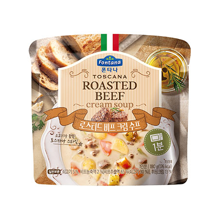 폰타나 로스티드비프크림수프(180g/EA)