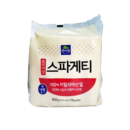 면사랑 스파게티면(프리미엄 170g*5개입 850g/EA)