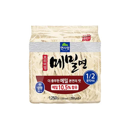 ★초특가★ 면사랑 프리미엄 메밀면 (250g*5입 1.25Kg/EA) 메밀 모밀