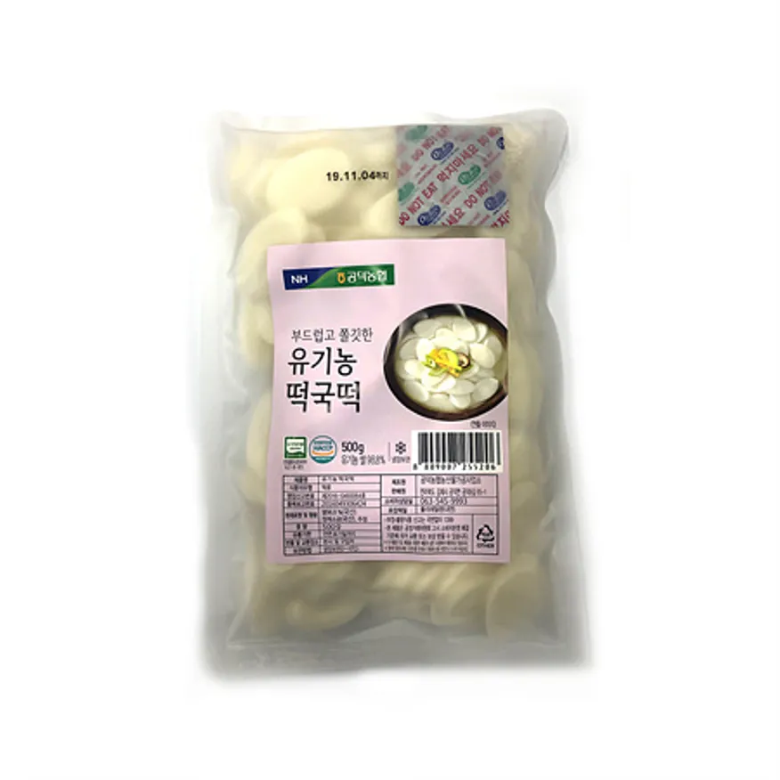 공덕농협 쌀떡국떡(유기농 500g/EA) 이미지