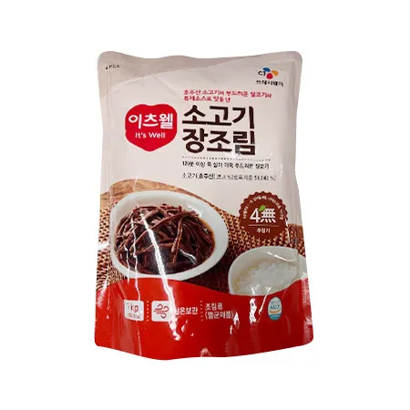 이츠웰 소고기장조림(소고기54% 1Kg/EA) 업소용 반찬