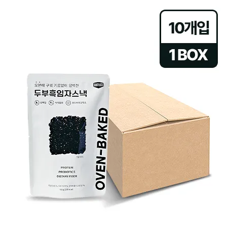 것플렉스 두부흑임자스낵(50g*10입 500g/BOX)