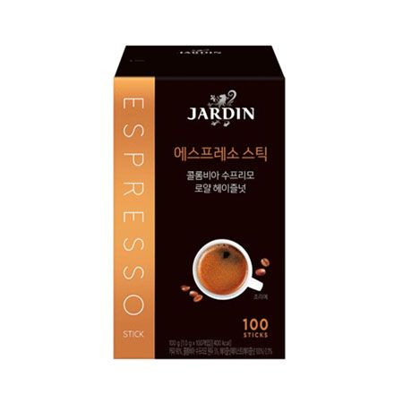 쟈뎅 에스프레소스틱(로얄헤이즐넛_1g*100T 100g/EA)