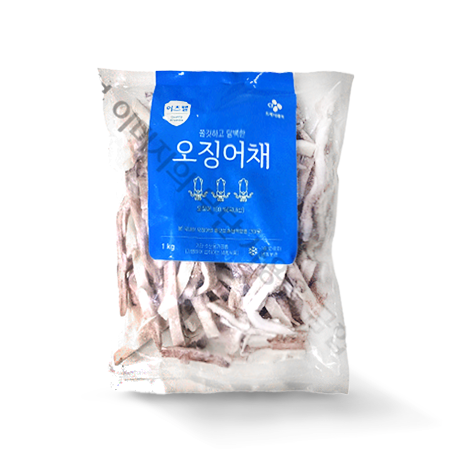 이츠웰 오징어채(1Kg/EA)/국내산