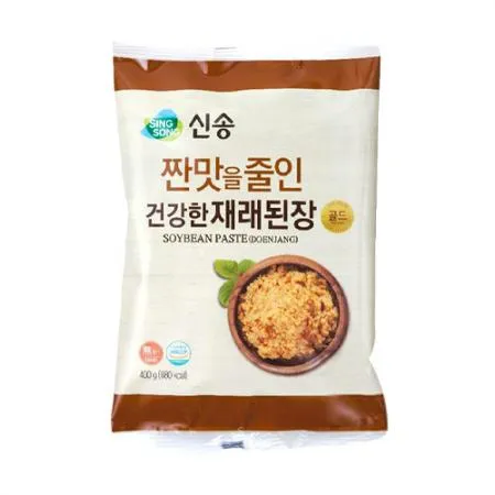 신송식품 재래 된장(짠맛을줄인건강한 400g/EA) [원산지: 상세설명참조]