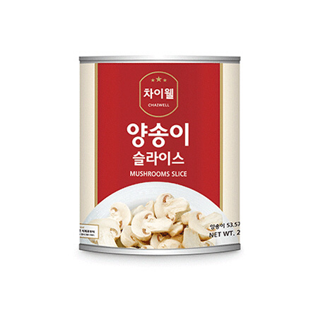 차이웰 양송이캔(특편슬라이스 2.84Kg/EA)
