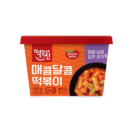 동원 떡볶이의신매콤달콤컵떡볶이(160g/EA)