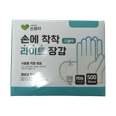 손애착 위생장갑(HDPE 500입 EA)