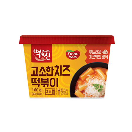 동원 떡볶이의신고소한치즈컵떡볶이(160g/EA)