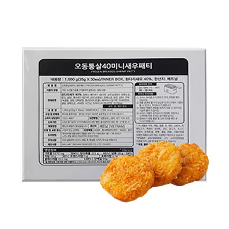 오동통살40미니새우패티(35g*30입 1.05Kg/EA)