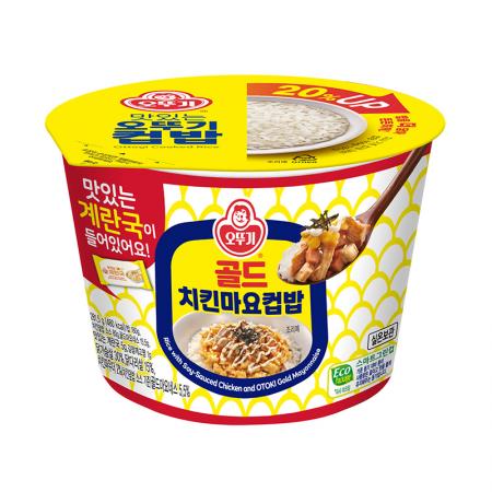 오뚜기 컵밥(골드치킨마요덮밥_즉석국_실중량281.5g 282g/EA)