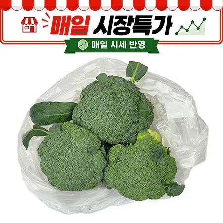 ★매일시장특가★ 브로컬리 (2~3입, 1Kg/EA) 브로콜리