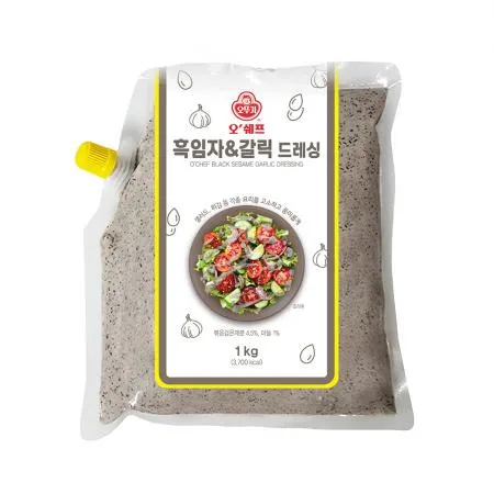 오뚜기_오쉐프 흑임자&갈릭드레싱(1Kg/EA)