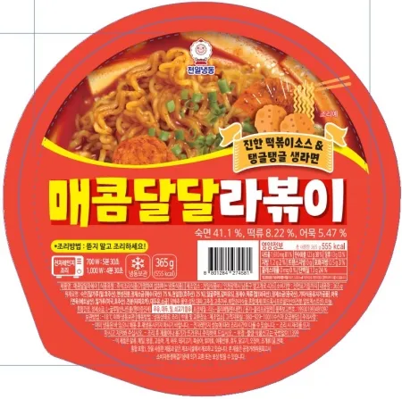 천일식품 매콤달달라볶이(용기 365g/EA)