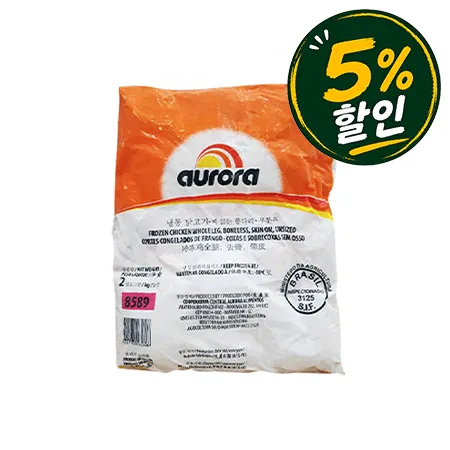 [5%쿠폰] AURORA 닭다리살( 2kg*6개입, 12Kg/BOX)