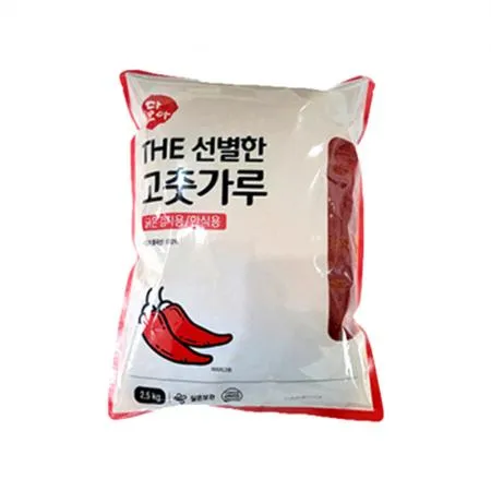 다모아 고춧가루 2.5Kg (김치용,거침,굵은굵기) The선별한 고추가루 중국산