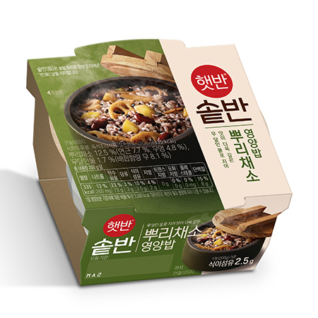 햇반솥반 뿌리채소영양밥(200g/EA) 즉석밥 공깃밥