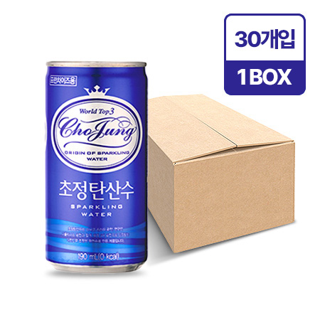 일화 초정탄산수(캔_190ml 190g/BOX출고)