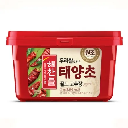 해찬들 고추장(골드 우리쌀태양초 3Kg/EA)