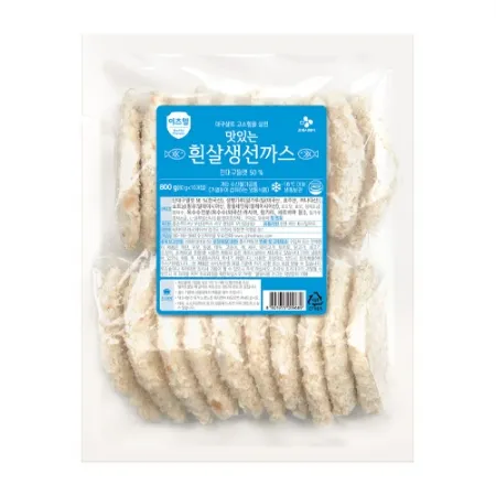 이츠웰 흰살생선까스(80g*10입 800g/EA) [원산지: 상세설명참조]