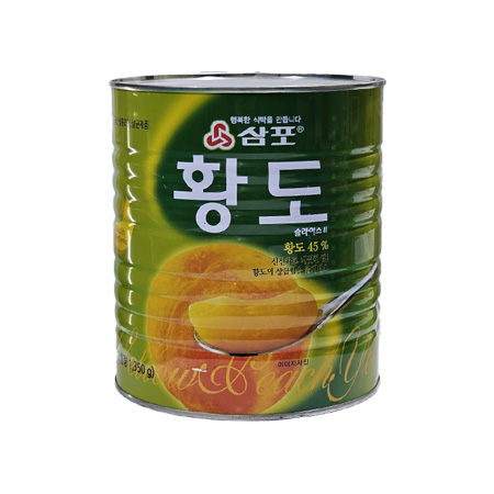 삼포 황도캔(슬라이스 3Kg/EA)