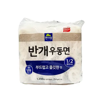 면사랑 우동면(반개면_250g*5개입 1.25Kg/EA)