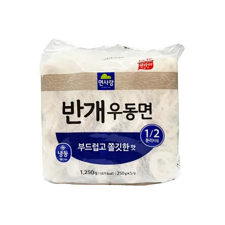 면사랑 우동면(반개면_250g*5개입 1.25Kg/EA)