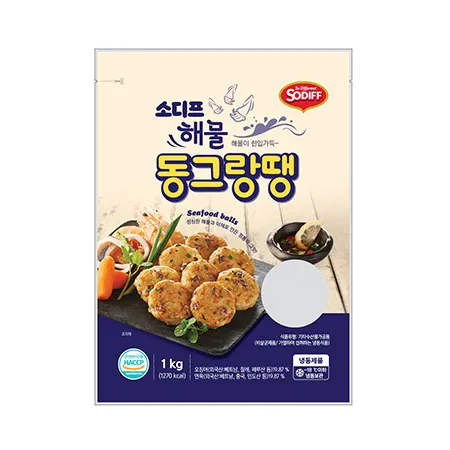소디프 해물동그랑땡(15~17g*62±2입 1Kg/EA)