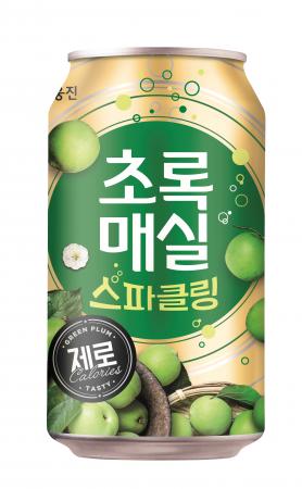 초록매실 스파클링(캔_350ml_제로 350g/EA)